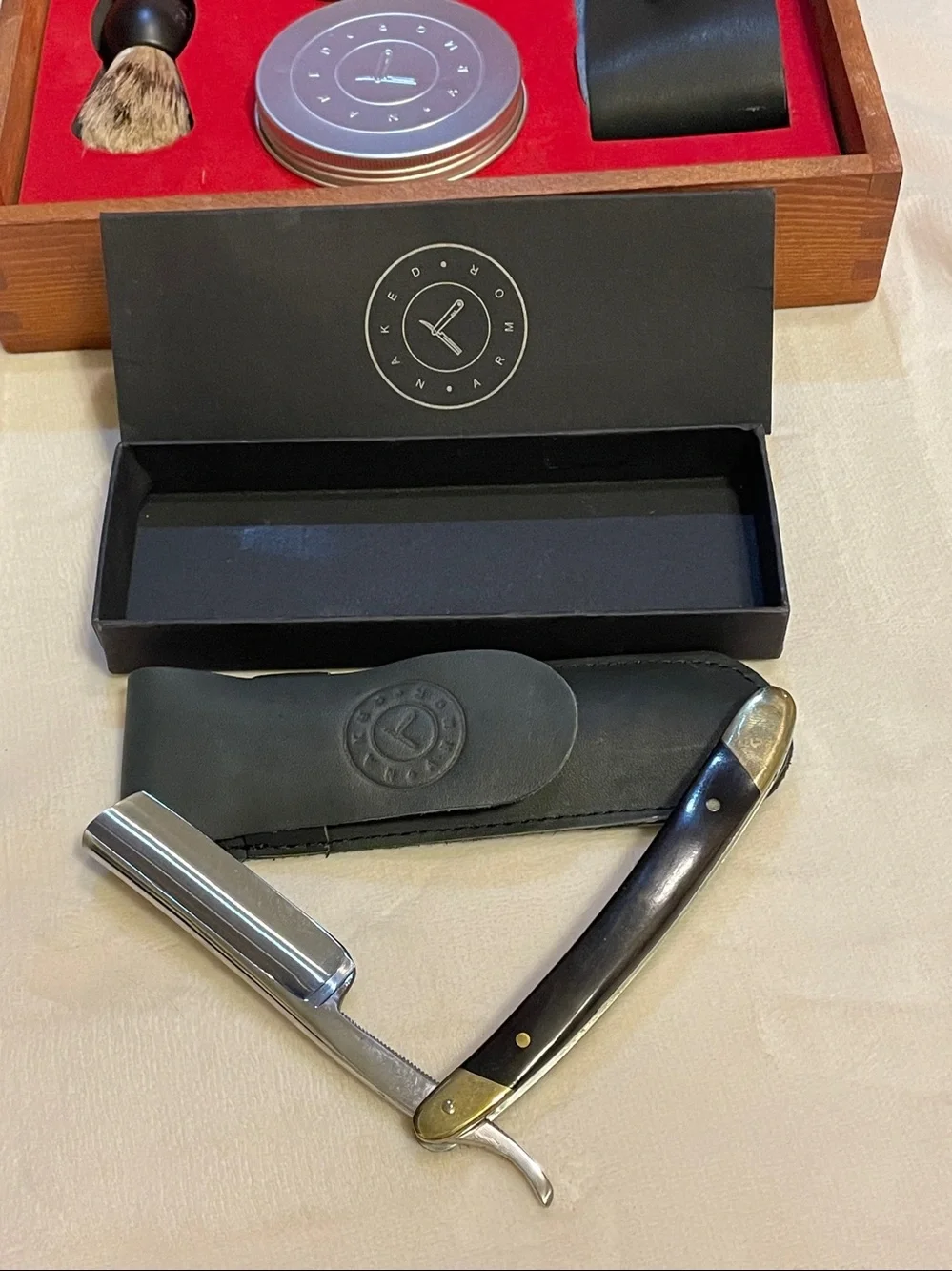 Naked Armor Solomon Straight Razor Kit 2018 NEW